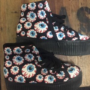 JEFFREY CAMPBELL EYEBALL 👁 SNEAKERS